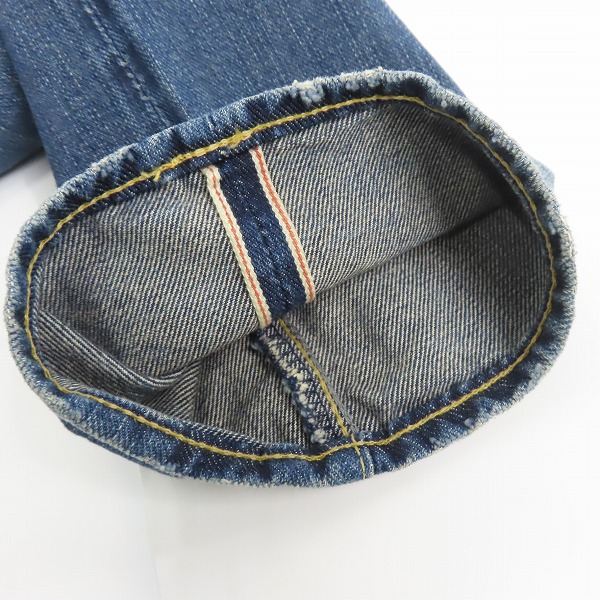 実際に弊社で買取させて頂いた【未使用】HYSTERIC GLAMOUR/ヒステリックグラマー PR加工 スタッズ付 ダメージ加工 デニムパンツ 0224AP05 28の画像 3枚目