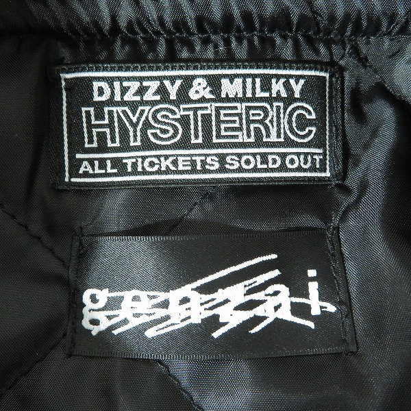 実際に弊社で買取させて頂いたHYSTERIC GLAMOUR×genzai/ヒステリックグラマー×ゲンザイ WOMAN STADIUM JUMPER スタジャン GZ1291/Lの画像 2枚目