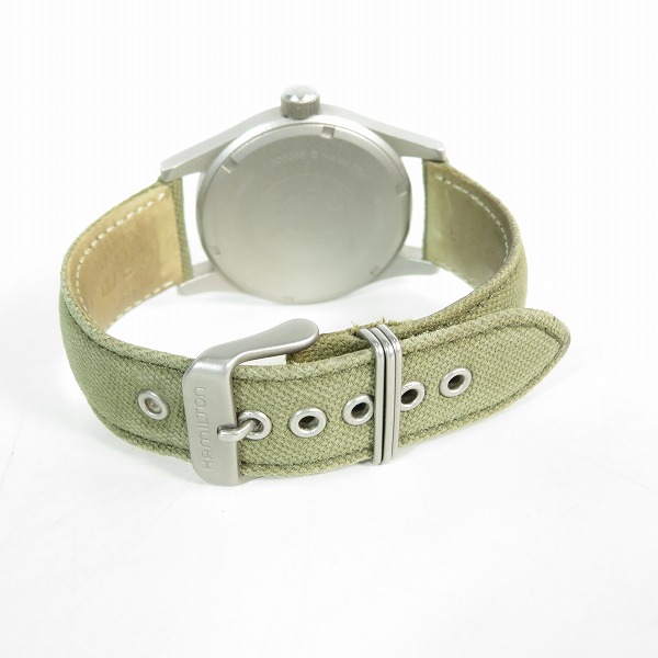 実際に弊社で買取させて頂いたHAMILTON/ハミルトン WILD TURKEY カーキ メカニカル 手巻き 腕時計/ウォッチ 000095の画像 2枚目