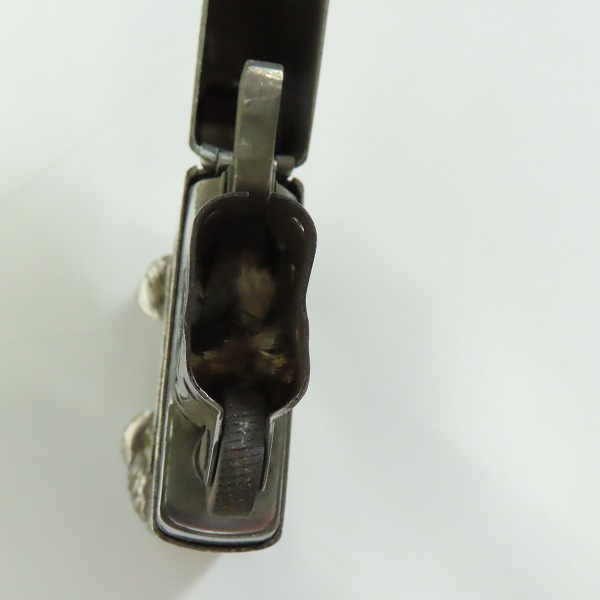 実際に弊社で買取させて頂いたZIPPO/ジッポー HARLEY-DAVIDSON/ハーレーダビッドソン クロウ メタル貼り No.1630 1994年製の画像 6枚目