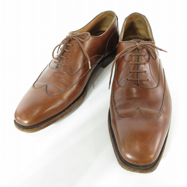 実際に弊社で買取させて頂いたCROCKETT&JONES/クロケット＆ジョーンズ Paul Smith/別注 ウイングチップシューズ 9893/7