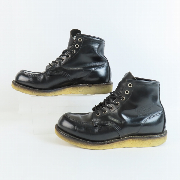 実際に弊社で買取させて頂いたRED WING/レッドウィング 刺繍羽根タグ アイリッシュセッター レザー ブーツ 8130/9Dの画像 3枚目