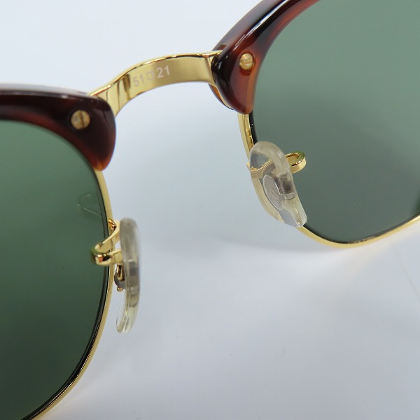 実際に弊社で買取させて頂いたRay-Ban/レイバン CLUB MASTER/クラブマスター サングラス/アイウェア RB3016 W0366の画像 4枚目