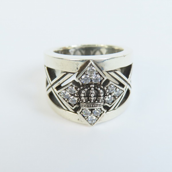 実際に弊社で買取させて頂いたJustin Davis/ジャスティンデイビス GRANDEUR RING/グランドールリング  925/11-12号の画像 1枚目