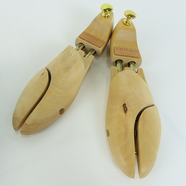 実際に弊社で買取させて頂いたSCOTCH GRAIN/スコッチグレイン インペリアル ストレートチップ ビジネスシューズ ブラック 937/24.5の画像 9枚目