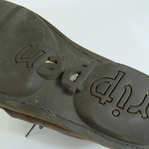 実際に弊社で買取させて頂いたtrippen/トリッペン SPACE 2ホール レザーチャッカブーツ ブラウンの画像 9枚目