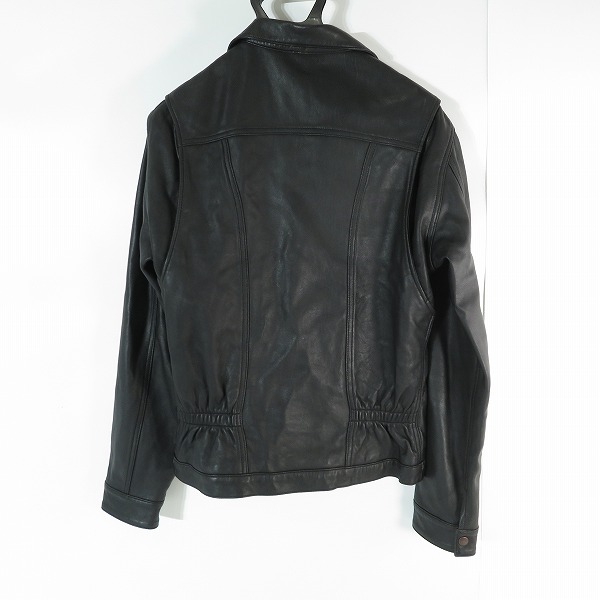 実際に弊社で買取させて頂いたBLACK BIRD by Denime/ブラックバードバイ ドゥニーム ラムレザー ブルゾン の画像 1枚目
