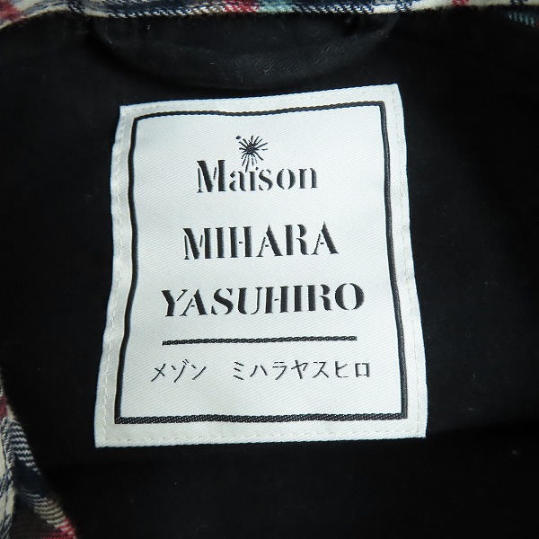 実際に弊社で買取させて頂いたMaison MIHARA YASUHIRO/メゾン ミハラヤスヒロ レイヤード ウエスタンシャツ A03SH221/44の画像 3枚目