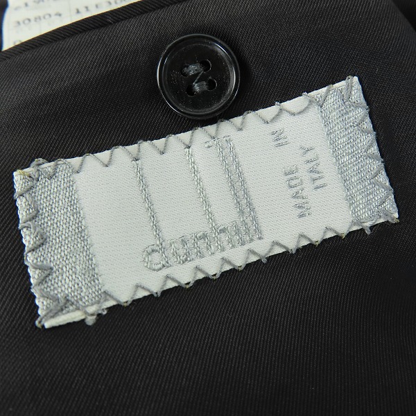 実際に弊社で買取させて頂いたdunhill/ダンヒル dロゴボタン 紺ブレザー ダブルジャケット 56の画像 2枚目
