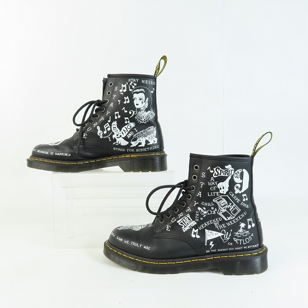 実際に弊社で買取させて頂いたDr.Martens/ドクターマーチン 1460 SCRIBBLE/スクリブル 8ホールブーツ UK8の画像 3枚目