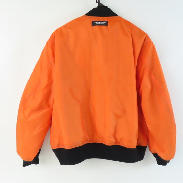 実際に弊社で買取させて頂いたUNDERCOVER/アンダーカバー REBEL BOMBER JACKET/リバーシブル MA-1/ボンバージャケット UC1C4205-2/3の画像 3枚目