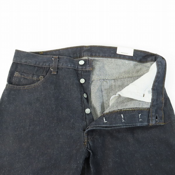 実際に弊社で買取させて頂いた【未使用】LEVIS/リーバイス 501 米国製 ボタン裏刻印525ブラックデニムパンツ 501-0658/W34L30の画像 2枚目