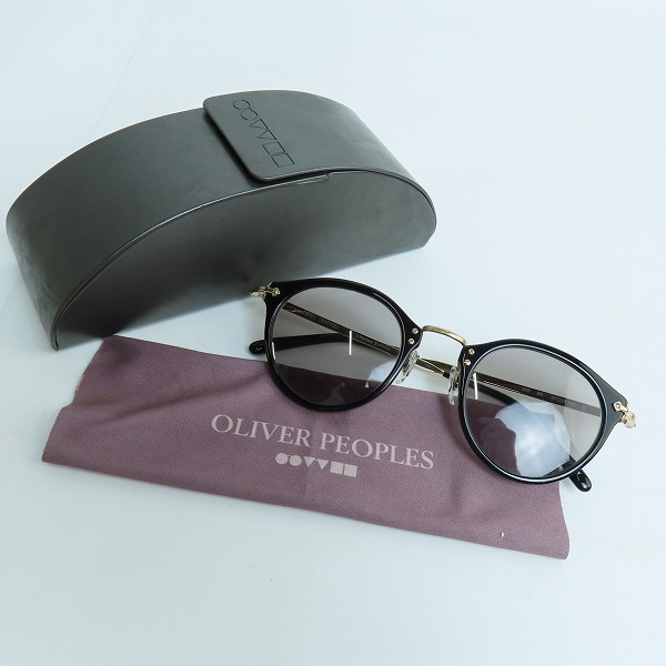 実際に弊社で買取させて頂いたOLIVER PEOPLES/オリバーピープルズ サングラス/アイウェア 505 BK Limited Edition 雅の画像 9枚目
