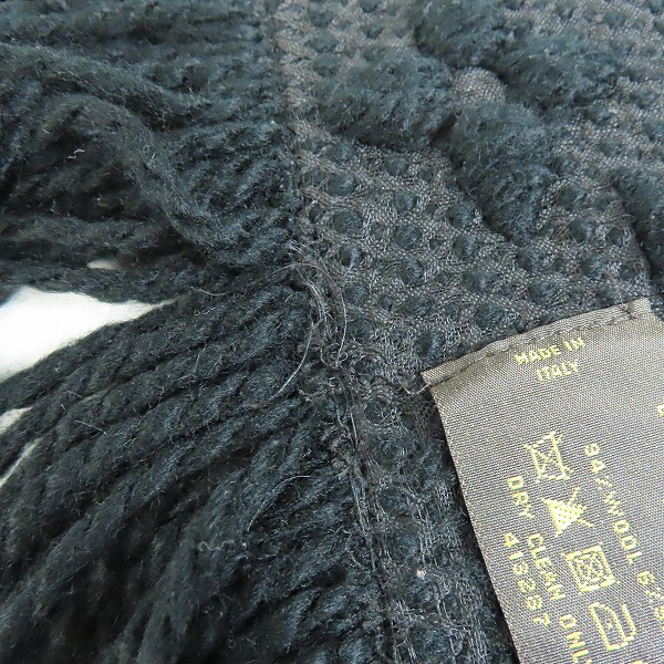 実際に弊社で買取させて頂いたLOUIS VUITTON/ルイ・ヴィトン マフラー エシャルプ ロゴマニア モノグラム 413287の画像 3枚目