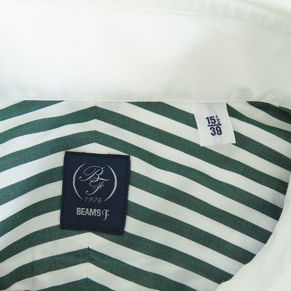 実際に弊社で買取させて頂いたBEMAS F/ビームスF クレイジーパターン 長袖シャツ 39/15-1/2の画像 2枚目