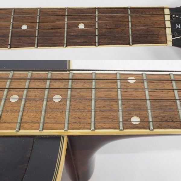 実際に弊社で買取させて頂いた★【難有り】Epiphone/エピフォン MASTERBILT AJ-500MVS アコースティックギター/アコギ セミハードケース付の画像 3枚目