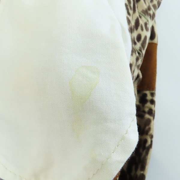 実際に弊社で買取させて頂いたJohn Galliano/ジョンガリアーノ ヒョウ柄 パンツ ボトムス 44の画像 6枚目