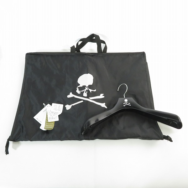 実際に弊社で買取させて頂いたmastermind/マスターマインド 裏地カシミア MA-1 フライト/ボンバージャケット MJ20E05-BL027/Mの画像 9枚目