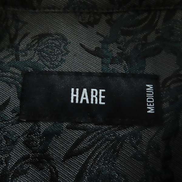 実際に弊社で買取させて頂いたHARE/ハレ 長袖シャツ 総柄 花柄 HA020032TO/Mの画像 2枚目