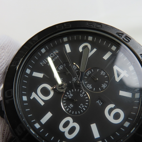 実際に弊社で買取させて頂いたNIXON/ニクソン クォーツ腕時計 THE51-30 CHRONO/A083-001【動作未確認】の画像 6枚目