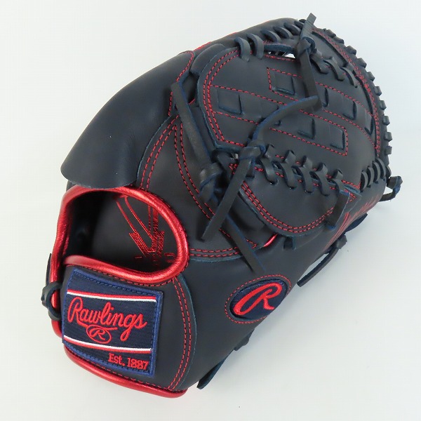 実際に弊社で買取させて頂いたRawlings/ローリングス HYPER TECH/ハイパーテック 軟式 投手用/ピッチャー用 グローブ/グラブ GR4HTCA15W