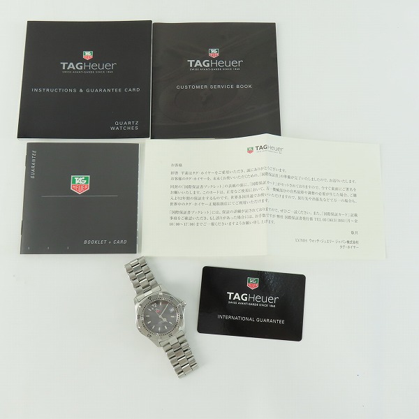 実際に弊社で買取させて頂いたTAG HEUER/タグホイヤー プロフェッショナル 200M デイト クォーツ 腕時計 WK1115-1の画像 7枚目