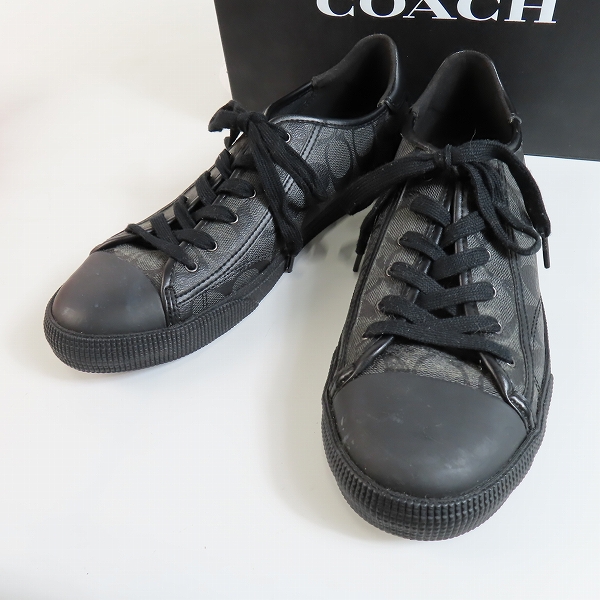 実際に弊社で買取させて頂いたCOACH/コーチ ローカット スニーカー シグネチャー FG4412/8.5D