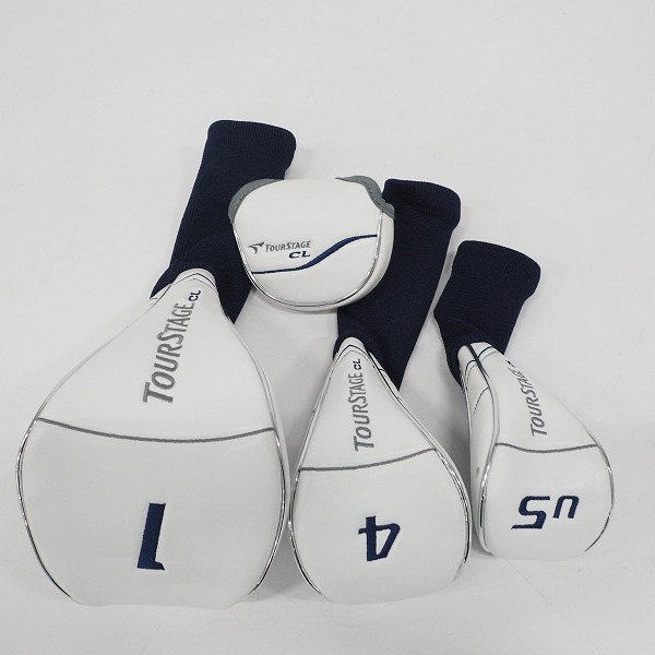 実際に弊社で買取させて頂いたブリヂストン TOURSTAGE/ツアーステージ CL レディースクラブ ハーフ 8本セット FLEX：L キャディバッグ付の画像 8枚目