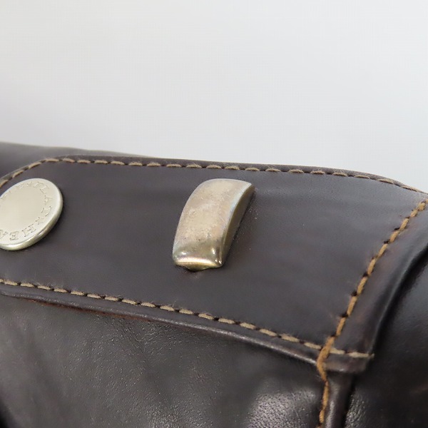 実際に弊社で買取させて頂いたTHE FLAT HEAD/フラットヘッド 馬革/ホースハイド Dポケット ダブルライダースジャケット/36の画像 8枚目