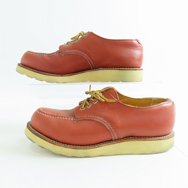 実際に弊社で買取させて頂いたRED WING/レッドウィング 刺繍羽タグ クラシックオックスフォードシューズ 8104/8Dの画像 3枚目