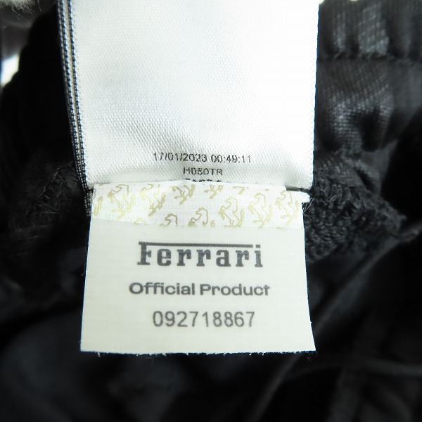 実際に弊社で買取させて頂いた【未使用】PUMA×FERRARI/プーマ×フェラーリ スタイル T7 トラックパンツ 2023/620989-01/Lの画像 6枚目