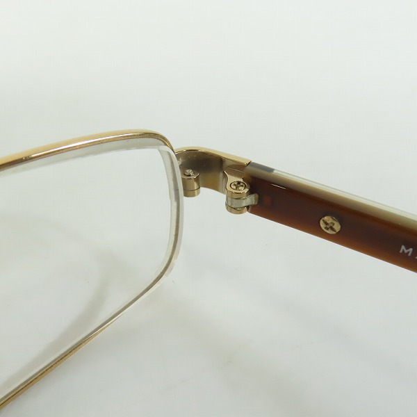 実際に弊社で買取させて頂いたMARC JACOBS/マークジェイコブス 眼鏡/メガネフレーム MJ-3529J 41Kの画像 5枚目