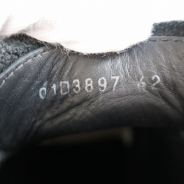 実際に弊社で買取させて頂いたRick Owens/リックオウエンス VINTAGE SNEAKS/ヴィンテージスニーカー レザー RU01D3897/42の画像 5枚目