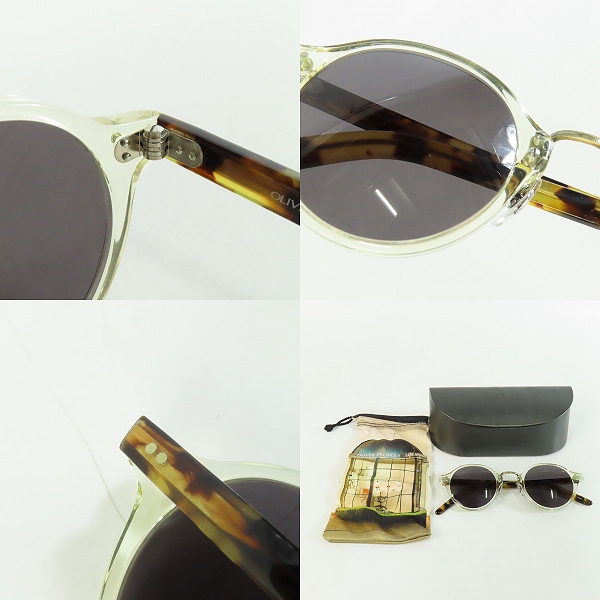 実際に弊社で買取させて頂いたOLIVER PEOPLES/オリバーピープルズ サングラス/アイウェア BECR/DTB 1955 雅 Limited Editionの画像 9枚目