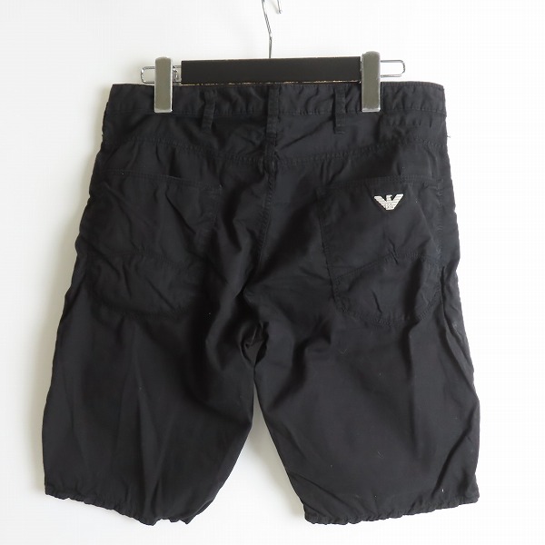 実際に弊社で買取させて頂いた【JPタグ】EMPORIO ARMANI/エンポリオアルマーニ ロゴプレートショートパンツ/ハーフパンツ 3Z1PA6/46の画像 1枚目