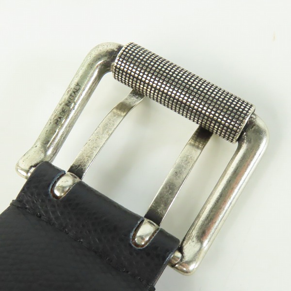 実際に弊社で買取させて頂いたEMPORIO ARMANI/エンポリオアルマーニ 2016秋冬 レザーベルト/Y4S079の画像 2枚目