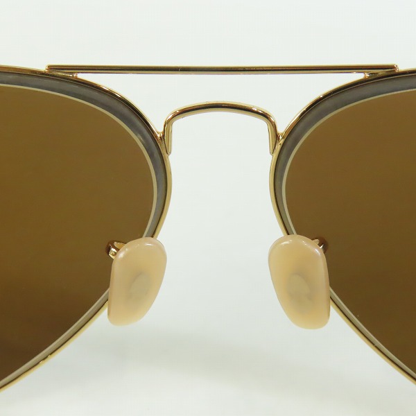 実際に弊社で買取させて頂いたRay-Ban/レイバン AVIATOR METAL II/アビエーター メタル サングラス RB3689 9147/31 の画像 4枚目