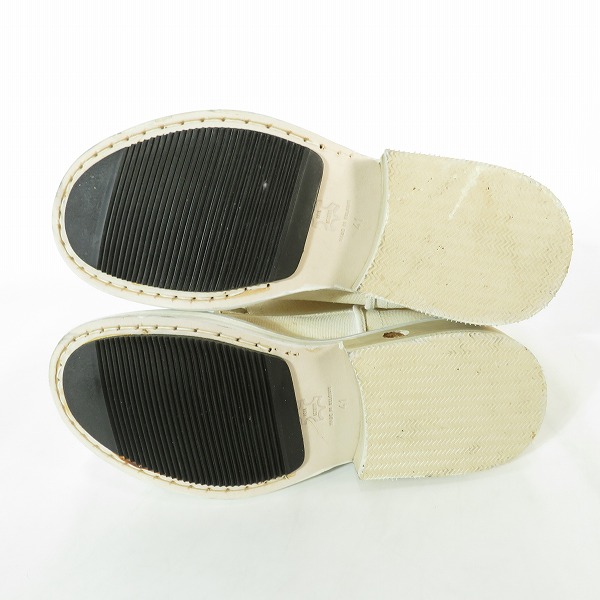 実際に弊社で買取させて頂いたDIRK BIKKEMBERGS/ダークビッケンバーグ キャンバスブーツ/41の画像 2枚目