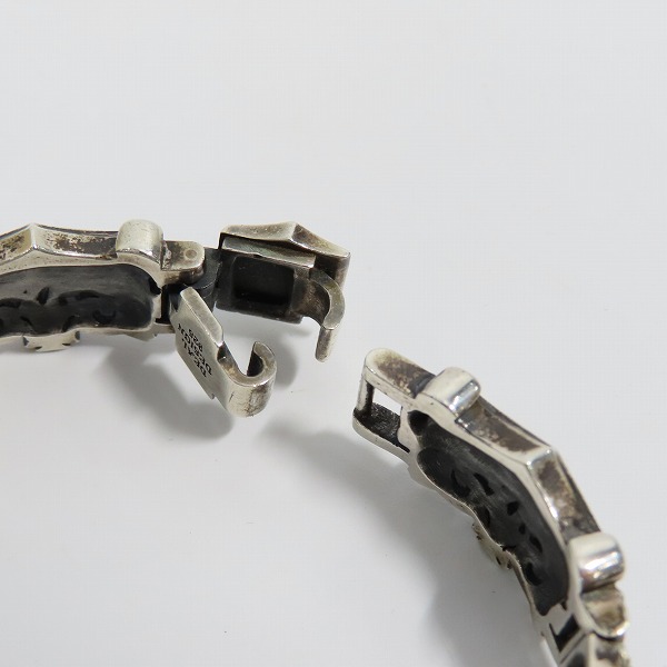 実際に弊社で買取させて頂いたDEAL DESIGN/ディールデザイン XV/15周年 ロゴ/クロス ブレスレットの画像 4枚目