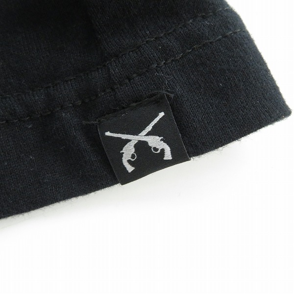 実際に弊社で買取させて頂いたroarguns/ロアーガンズ PEACE YOU UP Tシャツ ブラック 19MGT-01/3の画像 5枚目