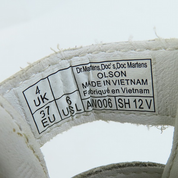 実際に弊社で買取させて頂いたDr.Martens/ドクターマーチン OLSON/オルソン レザーサンダル/UK4の画像 6枚目