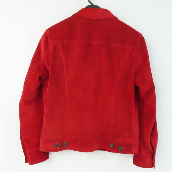 実際に弊社で買取させて頂いた【JPタグ】GUCCI/グッチ トムフォード期 スエード レザージャケット 161840 XC108/46の画像 1枚目