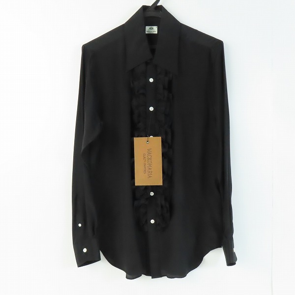 実際に弊社で買取させて頂いた【未使用】WACKO MARIA/ワコマリア 長袖シャツ10AW-SILK-02/M