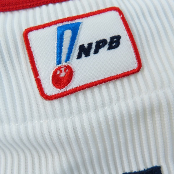 実際に弊社で買取させて頂いたDESCENTE ×BEAMS/デサント×ビームス NPBマーク 東京ヤクルトスワローズ ホーム ユニフォーム #19 石川雅規 L-118の画像 7枚目