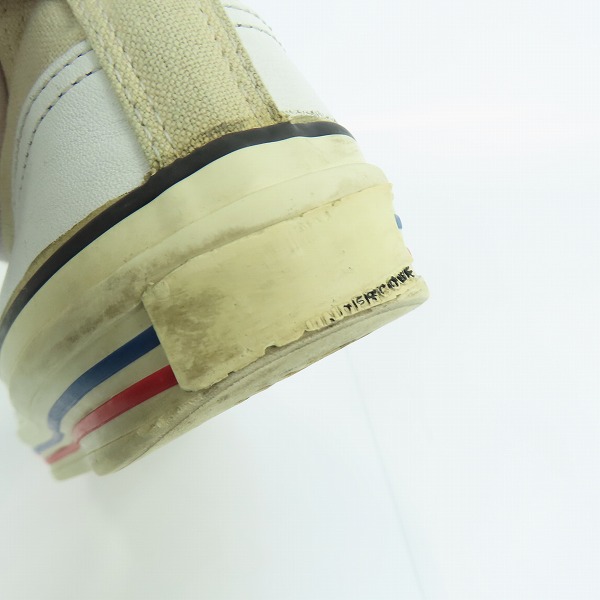 実際に弊社で買取させて頂いたUNDERCOVER/アンダーカバー JUN TAKAHASHI キャンバス スニーカー/Mの画像 6枚目