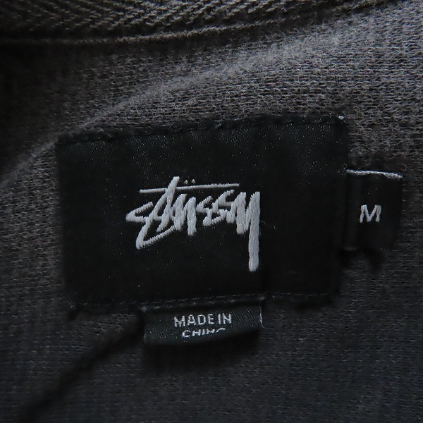 実際に弊社で買取させて頂いたSTUSSY/ステューシー 前V 長袖 カットソー Tシャツ/Mの画像 2枚目