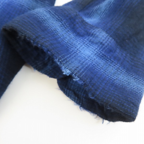 実際に弊社で買取させて頂いたRADIALL/ラディアル 23SS EASY OPEN COLLARED SHIRT L/S/ネルシャツ rad-23ss-sh003/XLの画像 5枚目