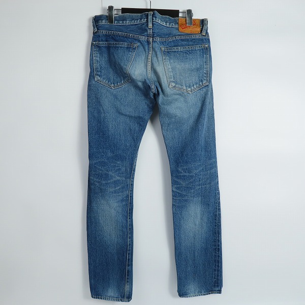 実際に弊社で買取させて頂いたDENIME/ドゥニーム XX セルビッチストレートデニム 革パッチ 50-12-0075/W31の画像 1枚目