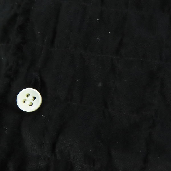 実際に弊社で買取させて頂いたL.G.B./ルグランブルー シワ加工 ボタンダウン スリムシャツ ブラック/1の画像 7枚目