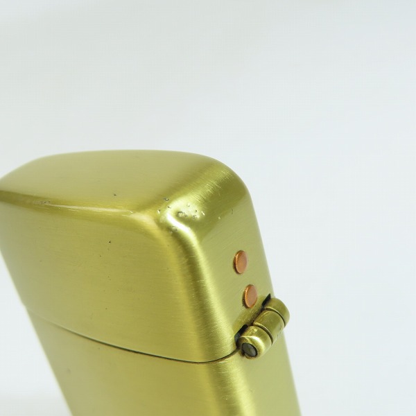実際に弊社で買取させて頂いたRONSON/ロンソン 牙狼/ガロ フェイス オイルライター ゴールドの画像 7枚目